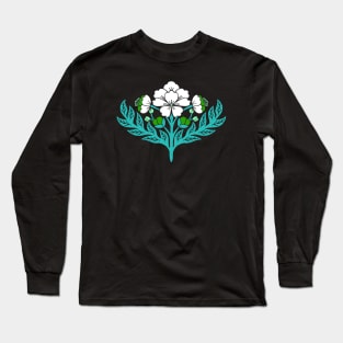 Bold floral damask Long Sleeve T-Shirt